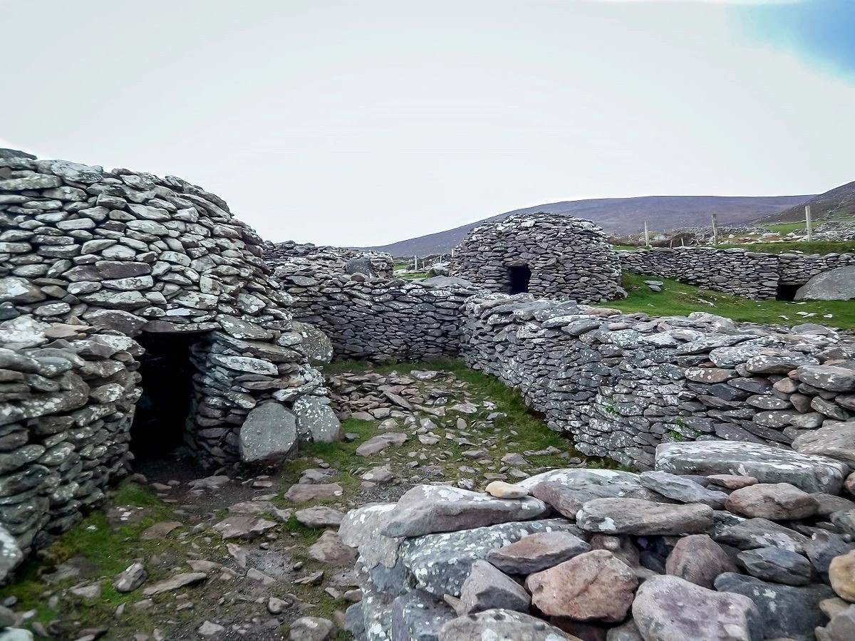 Beehive huts are one of the unique sights on the Dingle Peninsula