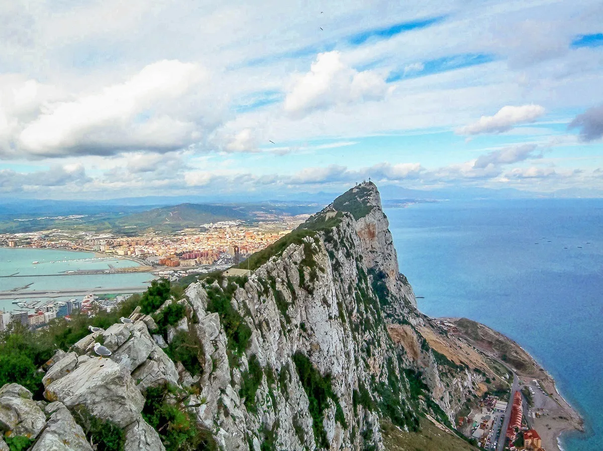 The summit of the Rock of Gibraltar.
