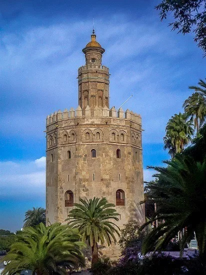 The Torre del Oro in Seville, Spain.