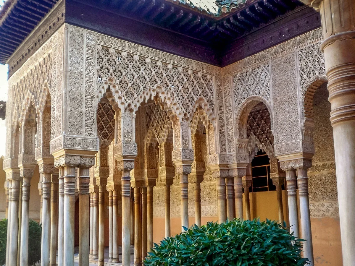 Moorish columns in Granada