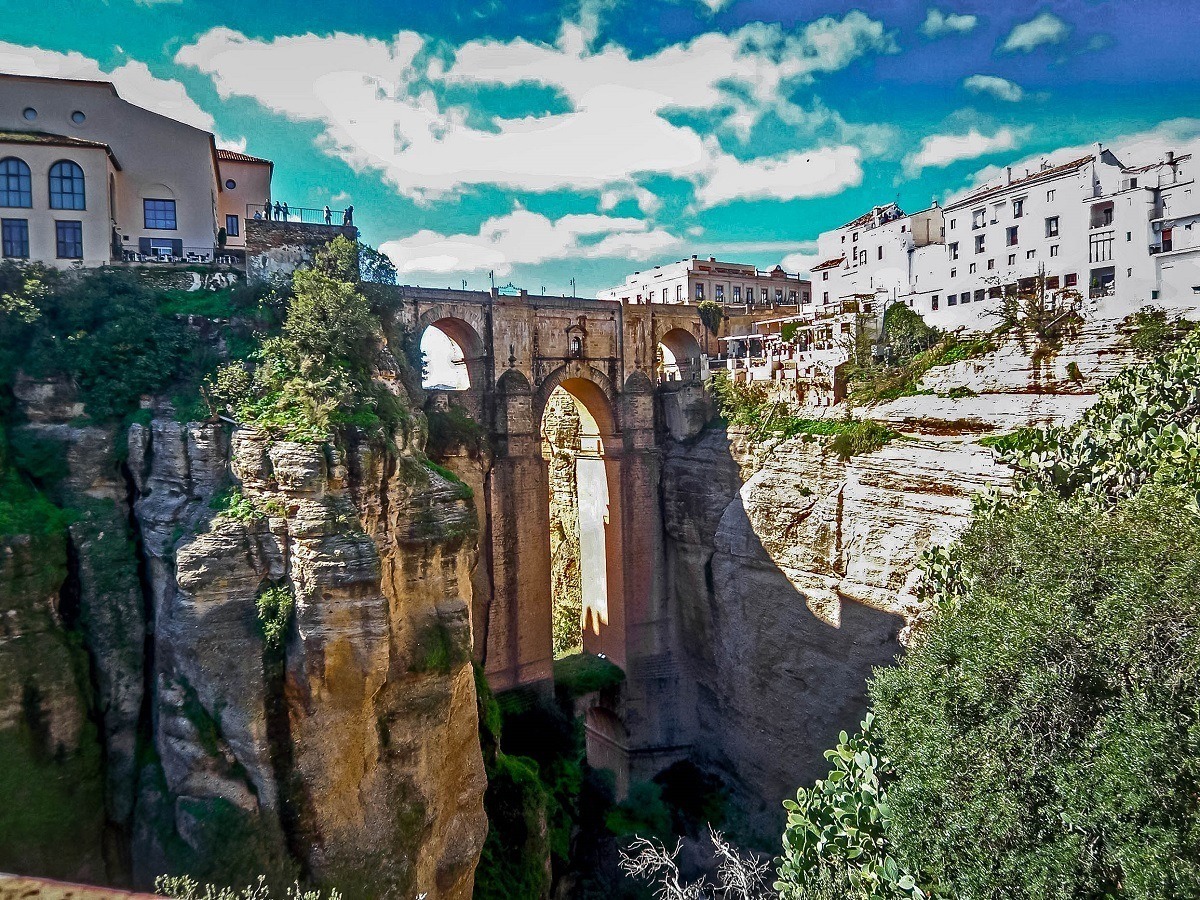 The Puente Nuevo bridge in Ronda Andalusia.