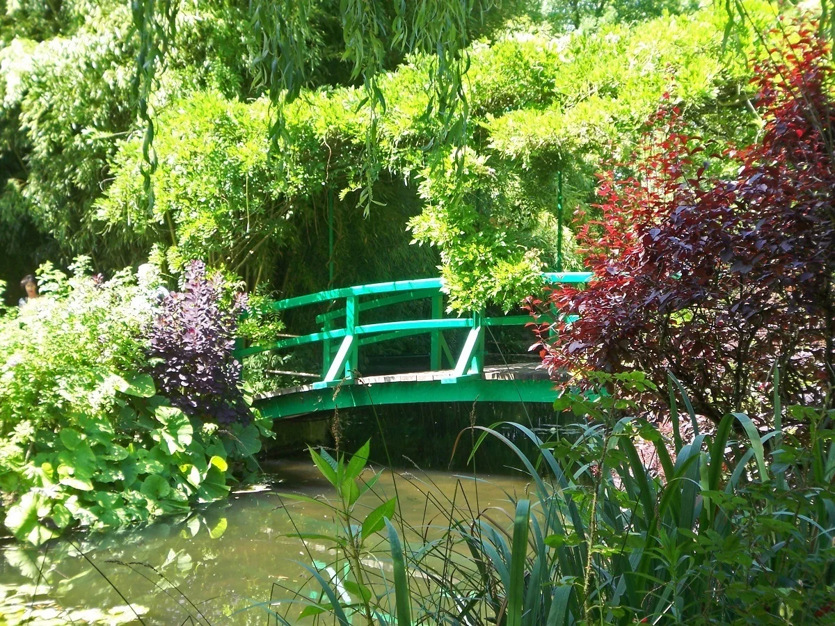 The Japanese Bridge in Monet's Gardens