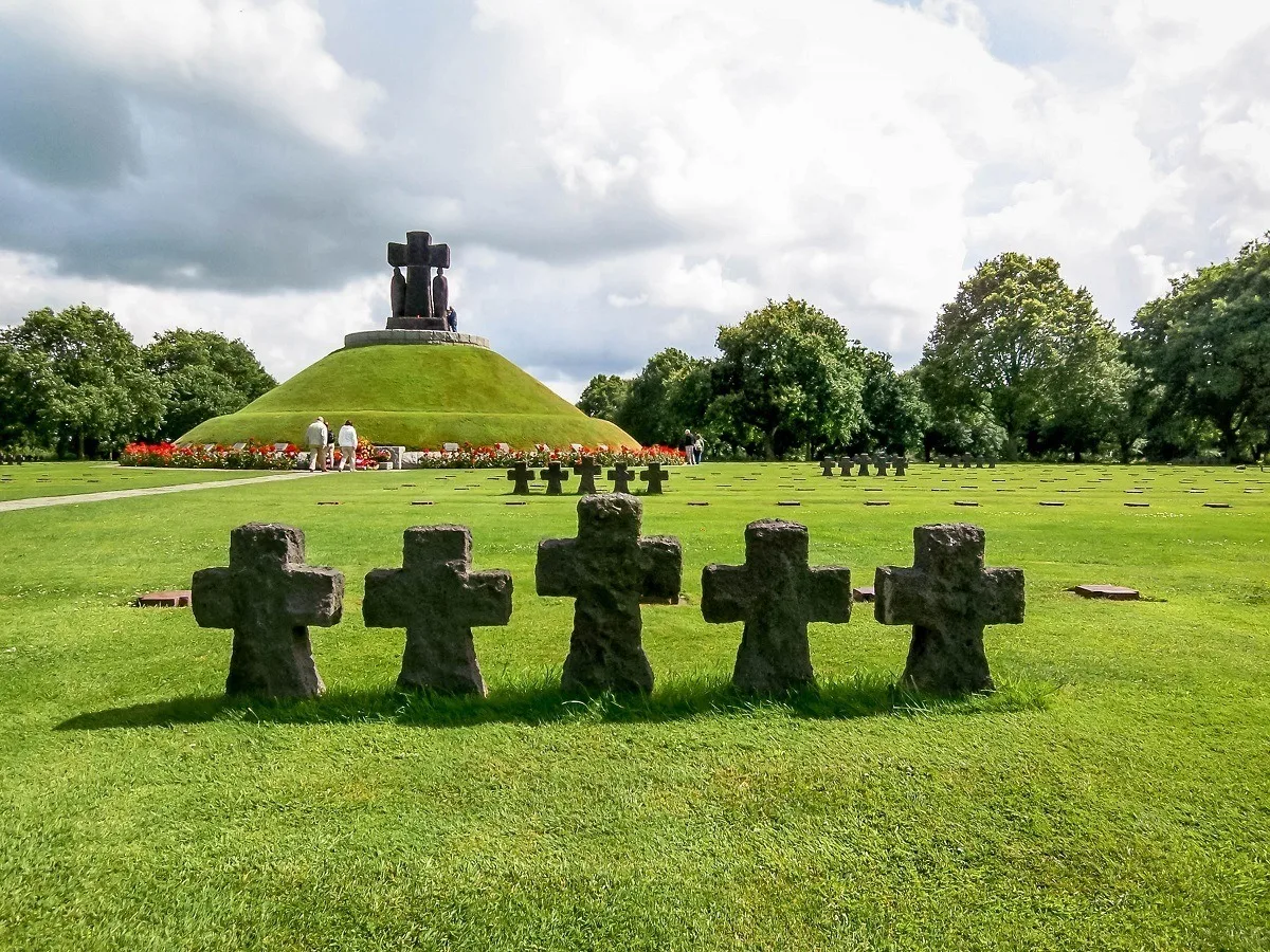 The German Normandy Cemetery in France