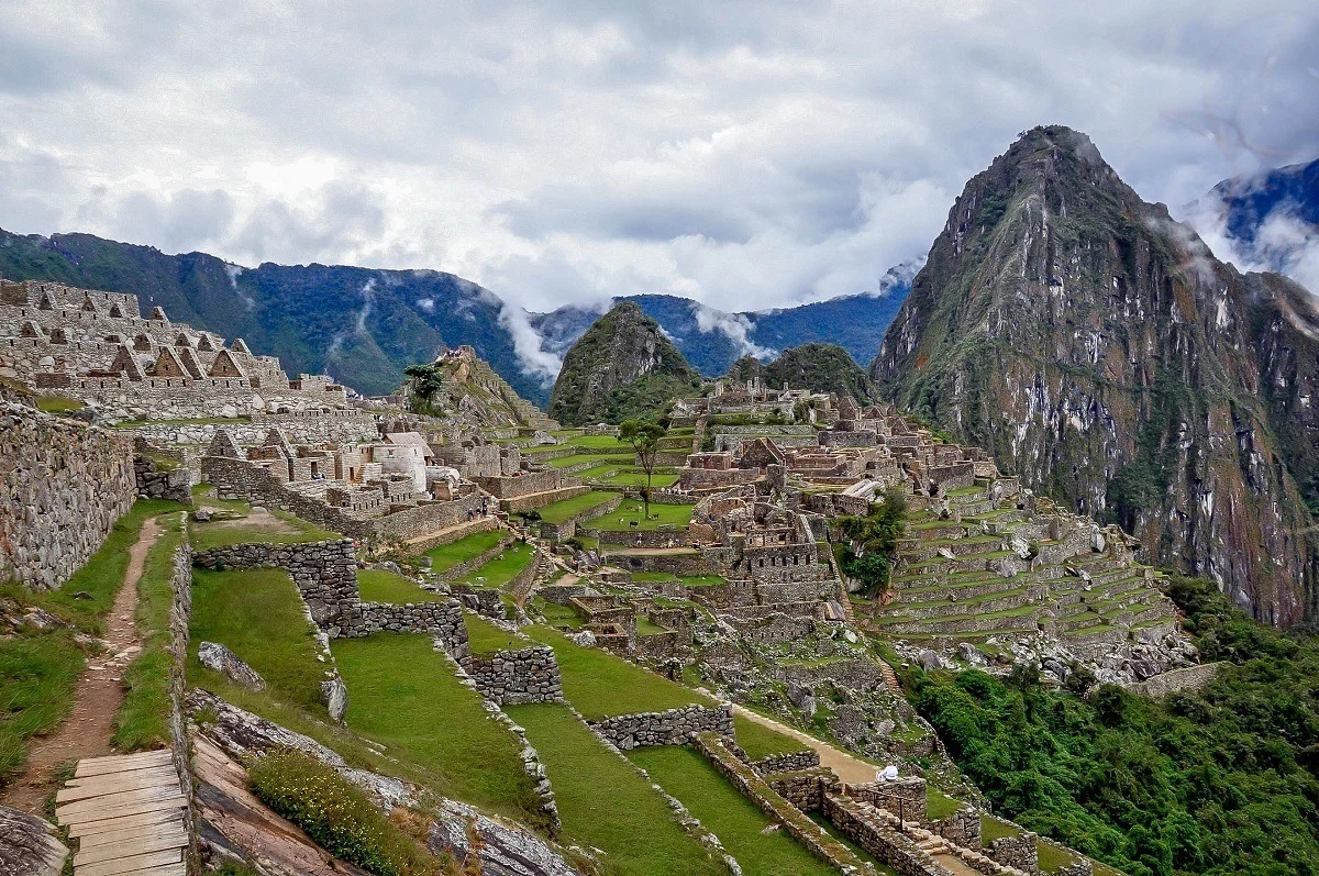 View of the entire Machu Picchu complex