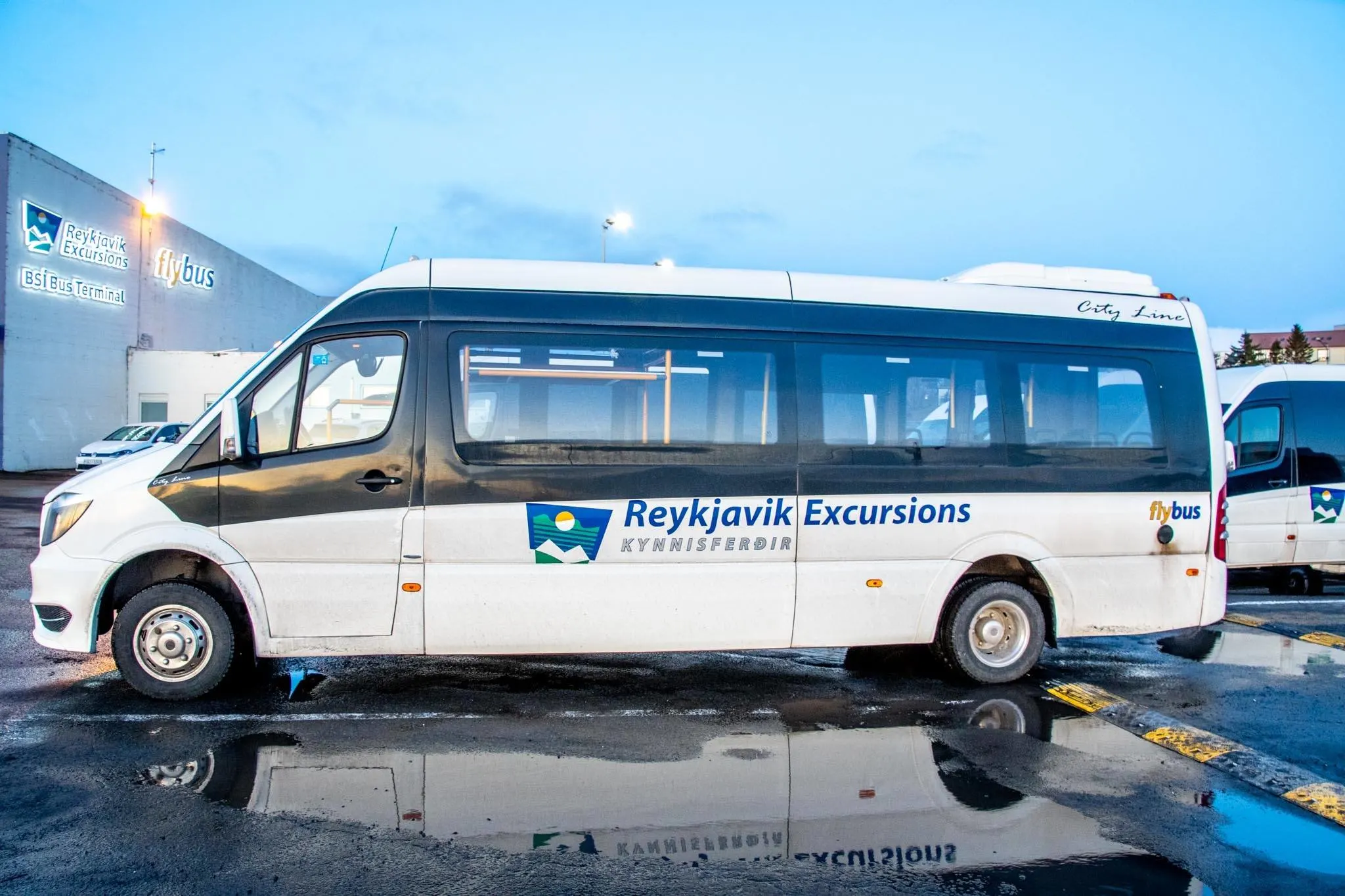 The Flybus+ pick-up service at the BSI Bus Terminal
