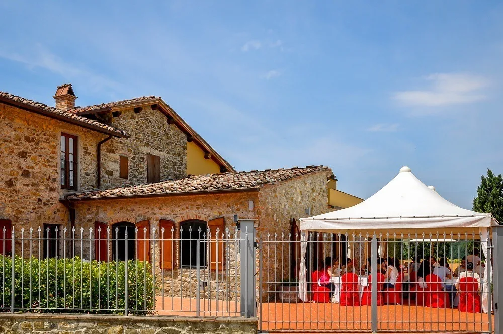 The Villa Caffagio during the Cantine Aperte events