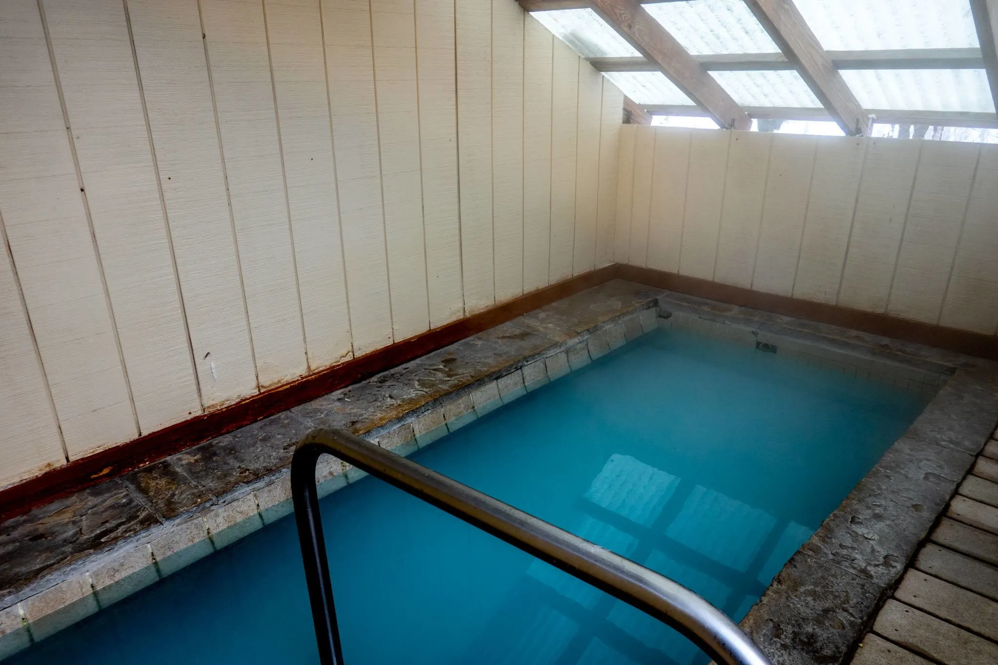 Private hot springs pool for two