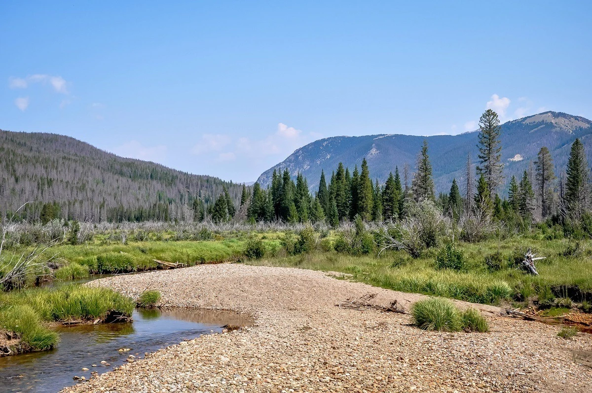 The headwaters of the Colorado River in Rocky Mountain National Park