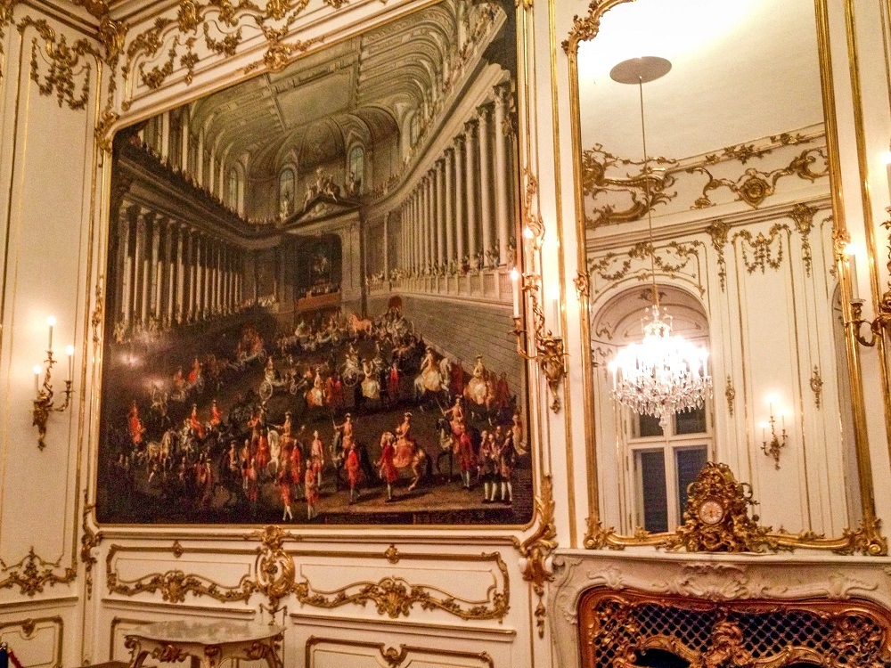 Paintings in Schonbrunn Palace Vienna