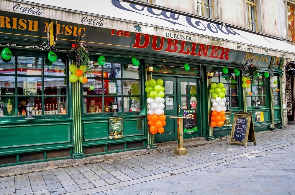 The Dubliner pub in Bratislava, Slovakia