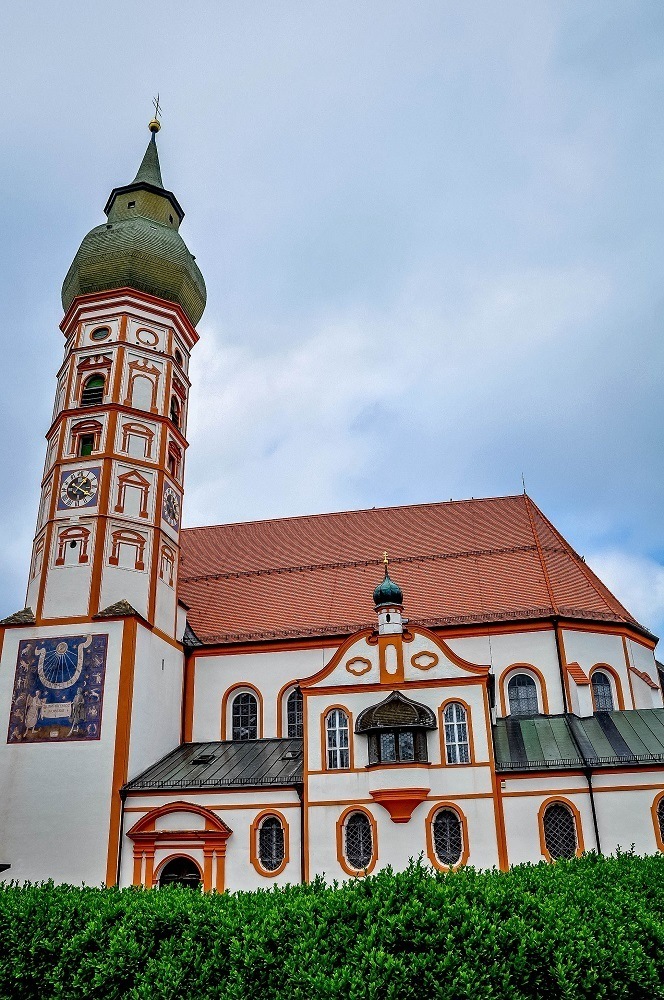 The Andechs Abbey is a Benedictine Monastery in Bavaria