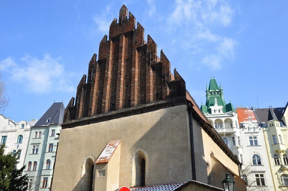 The Old-New Synagogue in the Prague Jewish Quarter