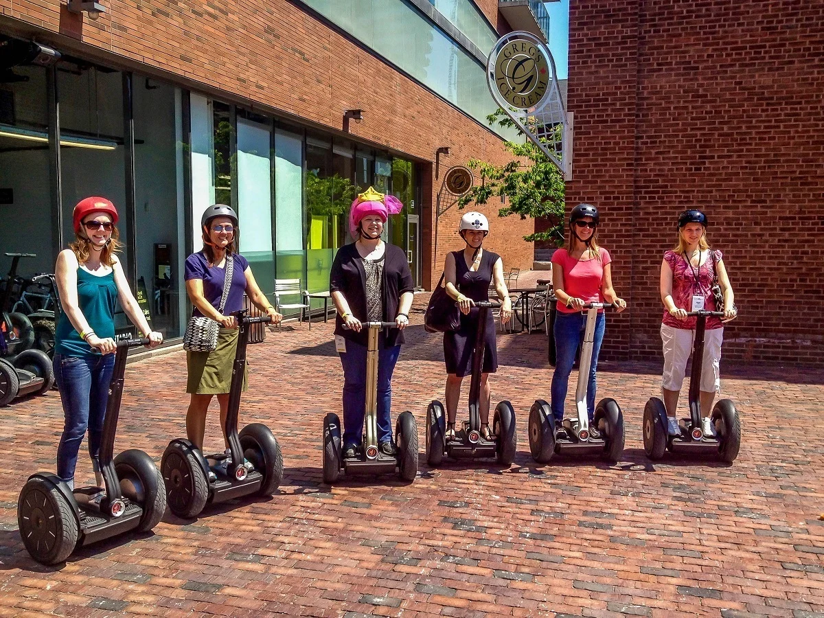 Heading out on a tour with Segway of Toronto