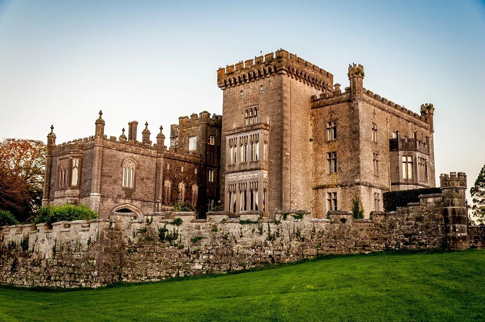 Front of Markree Castle, a castle hotel in Ireland