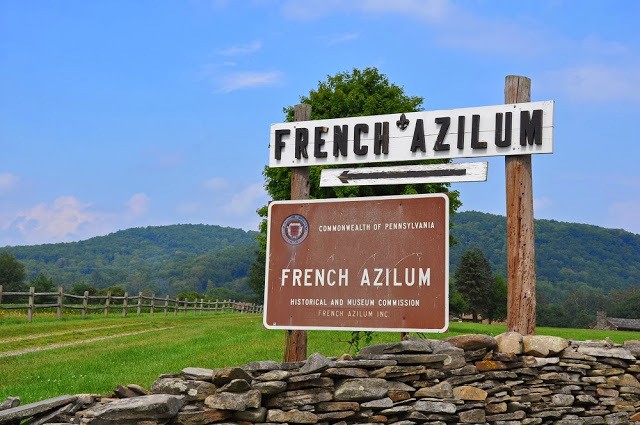 Sign for the French Azilum PA