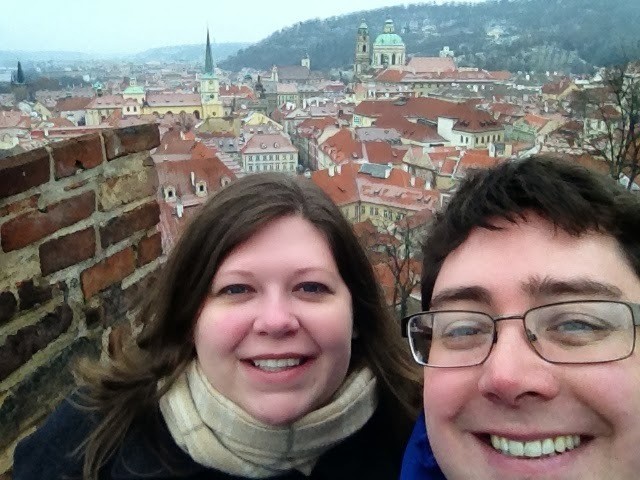 Lance and Laura in Prague