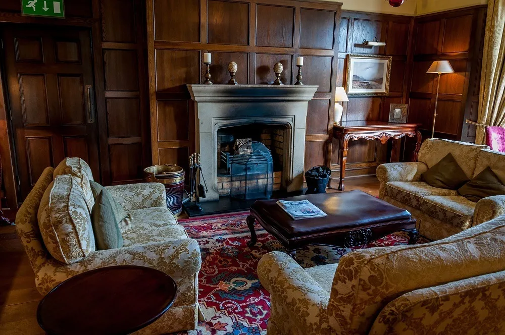 Sitting room at the Lough Eske Castle