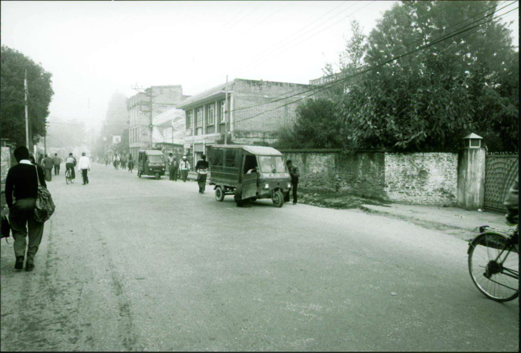 Exploring the streets of Kathmandu during the Nepal Civil War