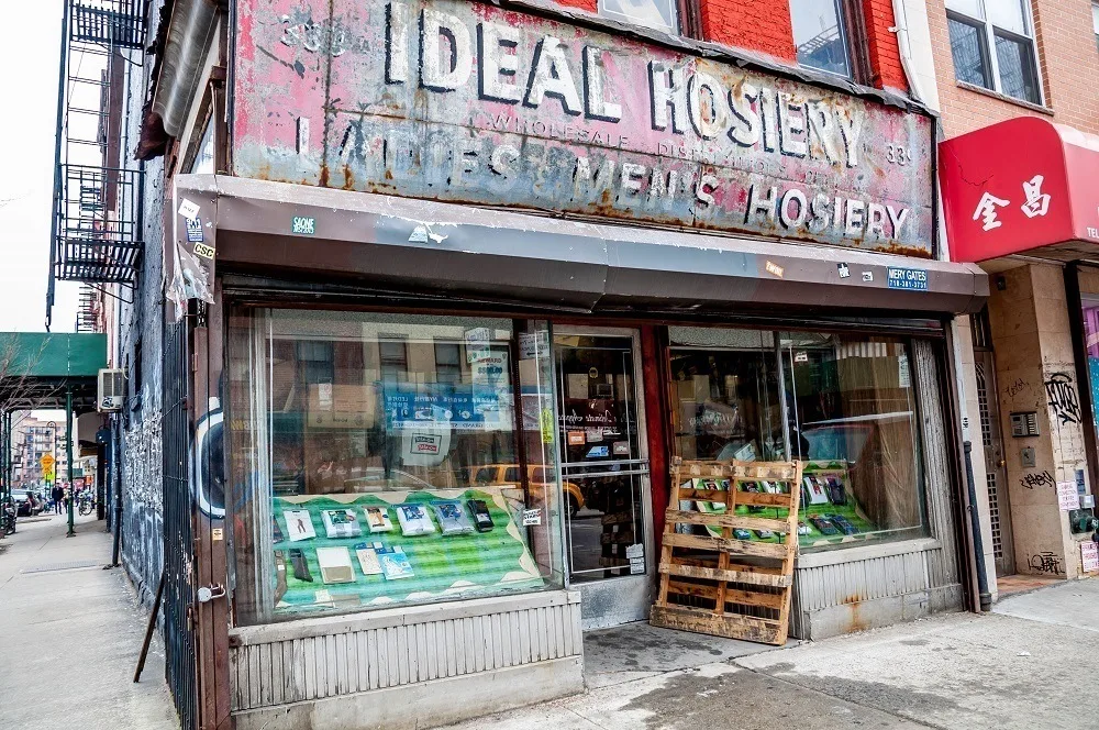 Ideal Hosiery is one of the many garment businesses on the Lower East Side