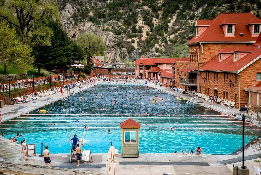 The Glenwood Hot Springs Pool is the best known Colorado hot springs