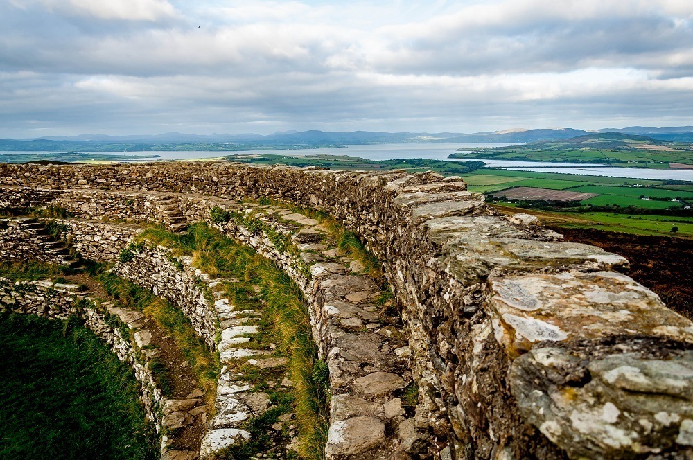 The Ring Fort of Grianan of Aileach, outside of Derry, Northern Ireland