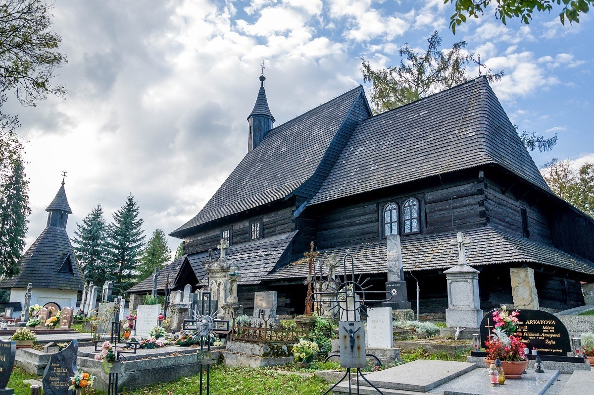 The Church of All Saints, one of the Slovakia wooden churches