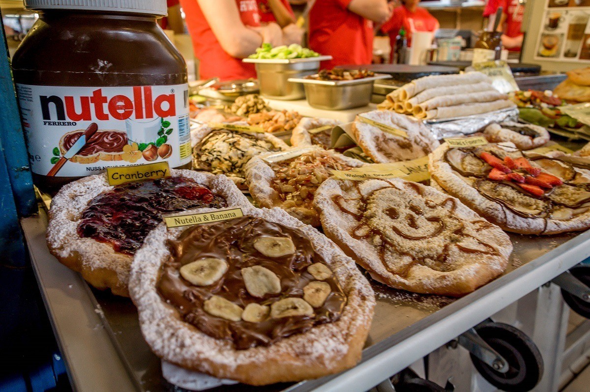 In Hungarian cuisine, the langos can also be prepared as a sweet dessert