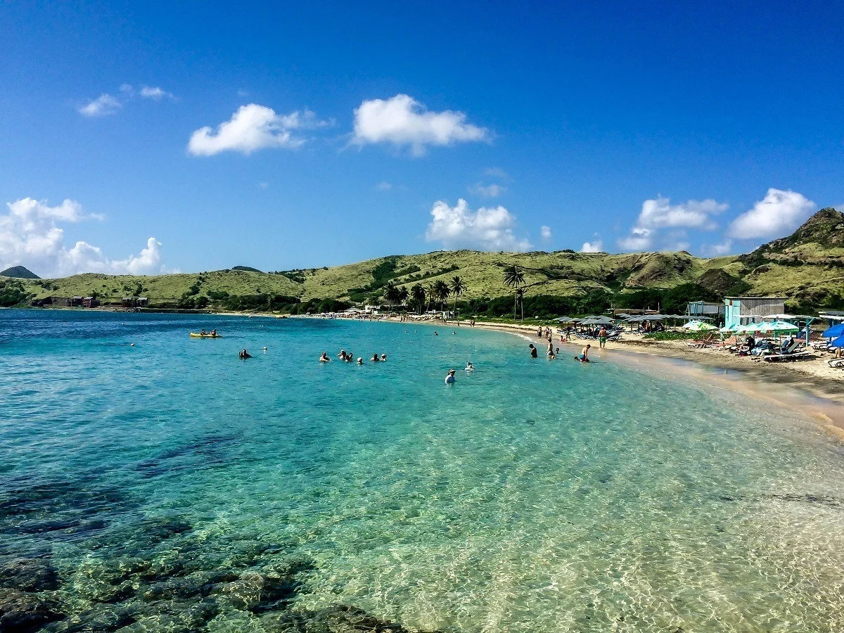 Cockleshell Beach in St. Kitts