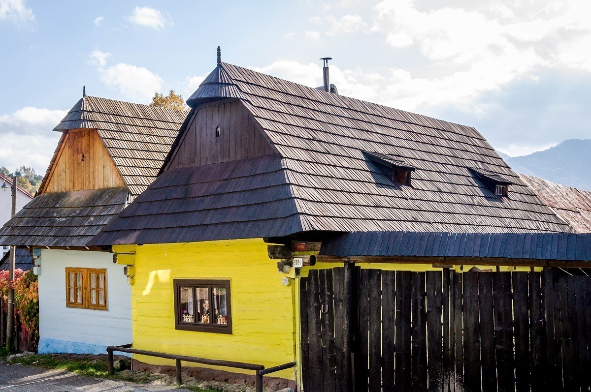 Homes in the village of Vlkolinec