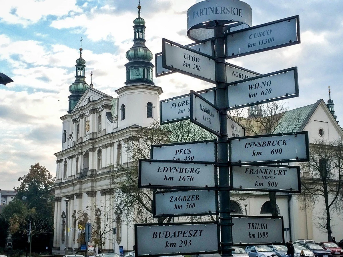 Location signs in Europe