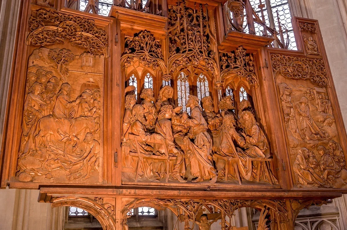 The Tilman Riemenschneider altar at St. Jacob's Church in Rothenburg ob der Tauber