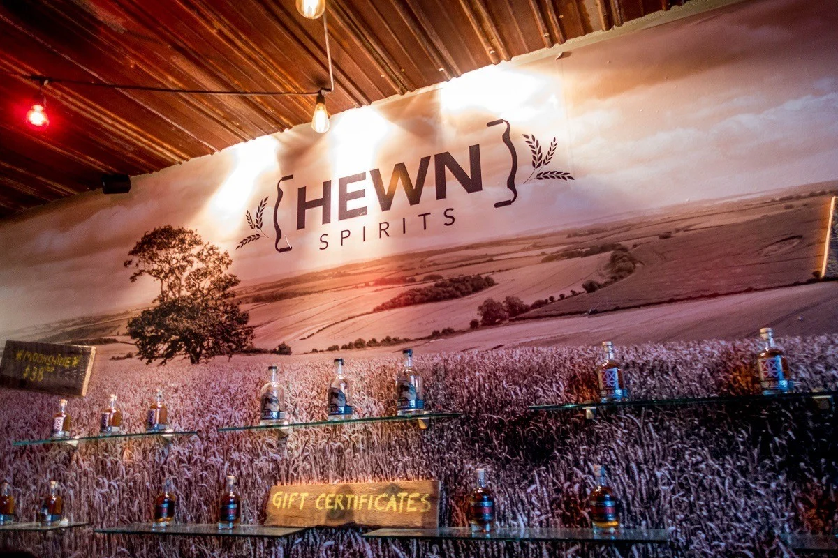Before changes to the Pennsylvania distillery laws, tasting rooms like this one at Hewn Spirits were illegal in the state.