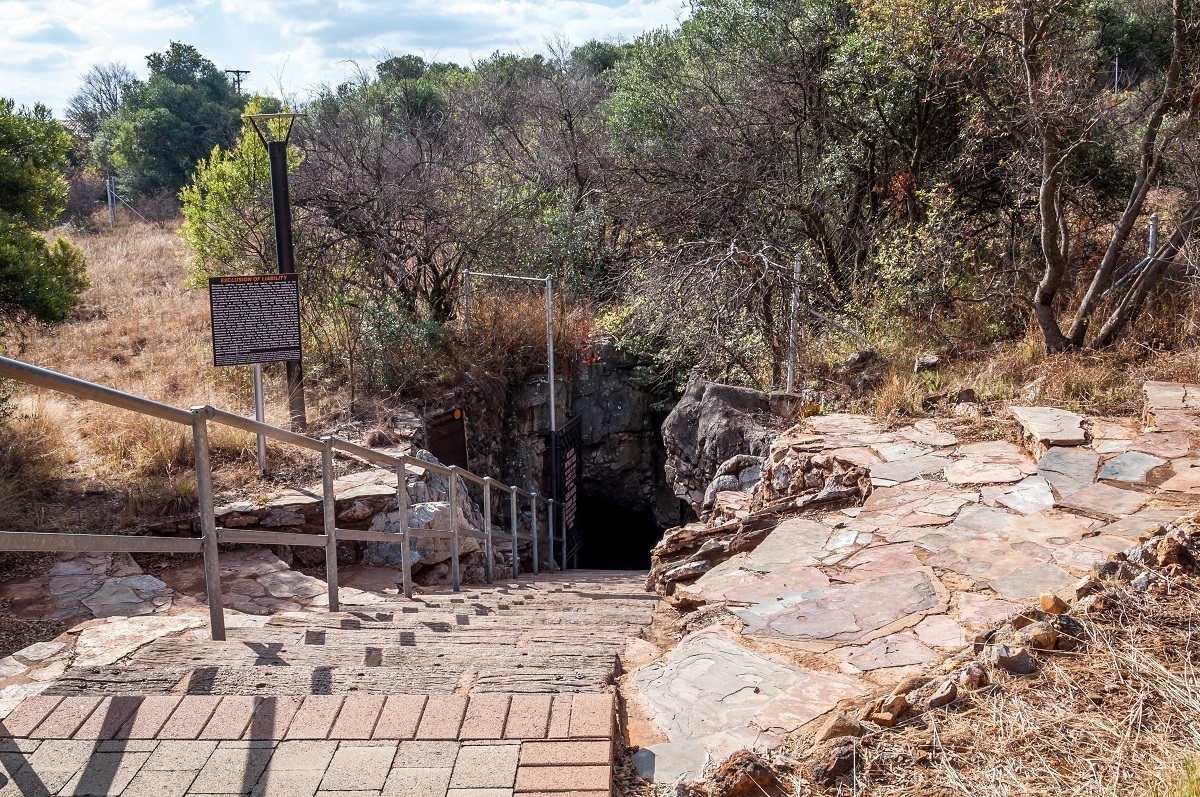 Entrance to the Sterkfontein Caves near Johannesburg