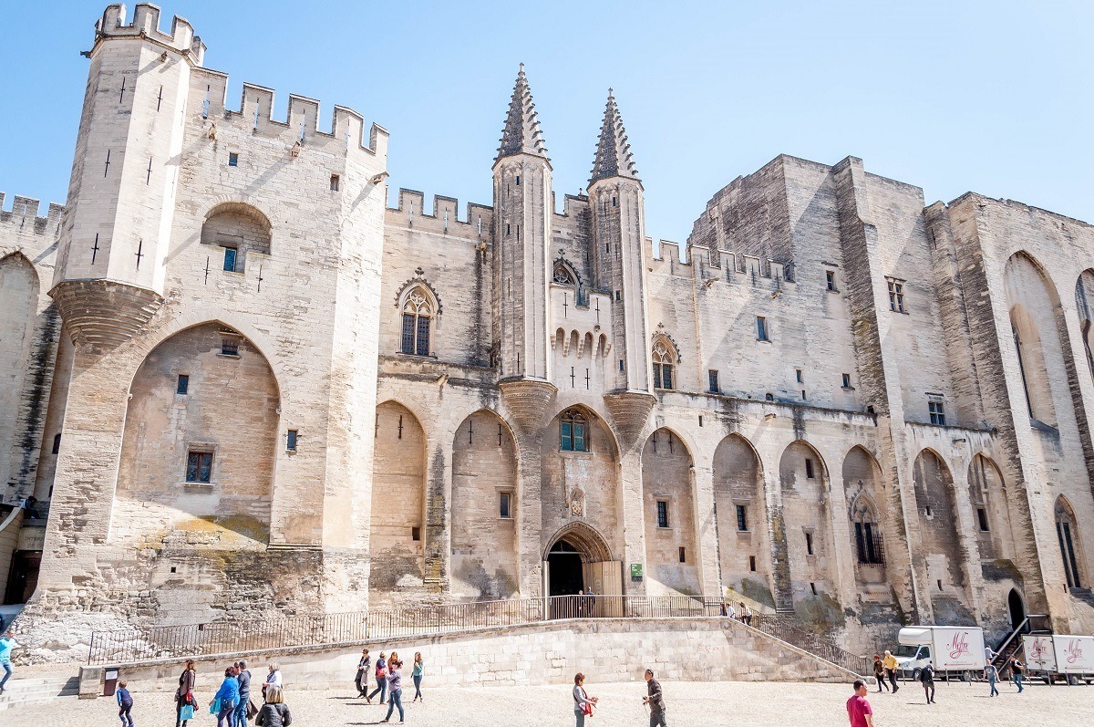 Palace of the Popes in Avignon, France