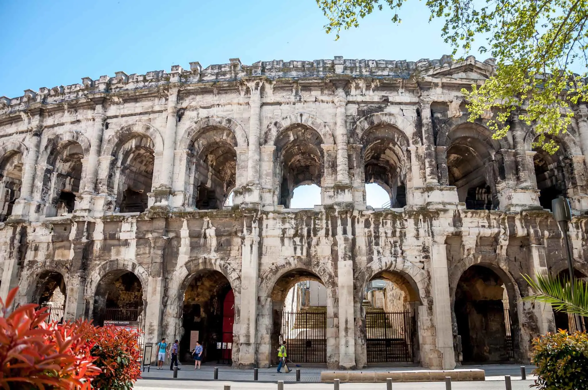 The Arena of Nimes in southern France is still in use