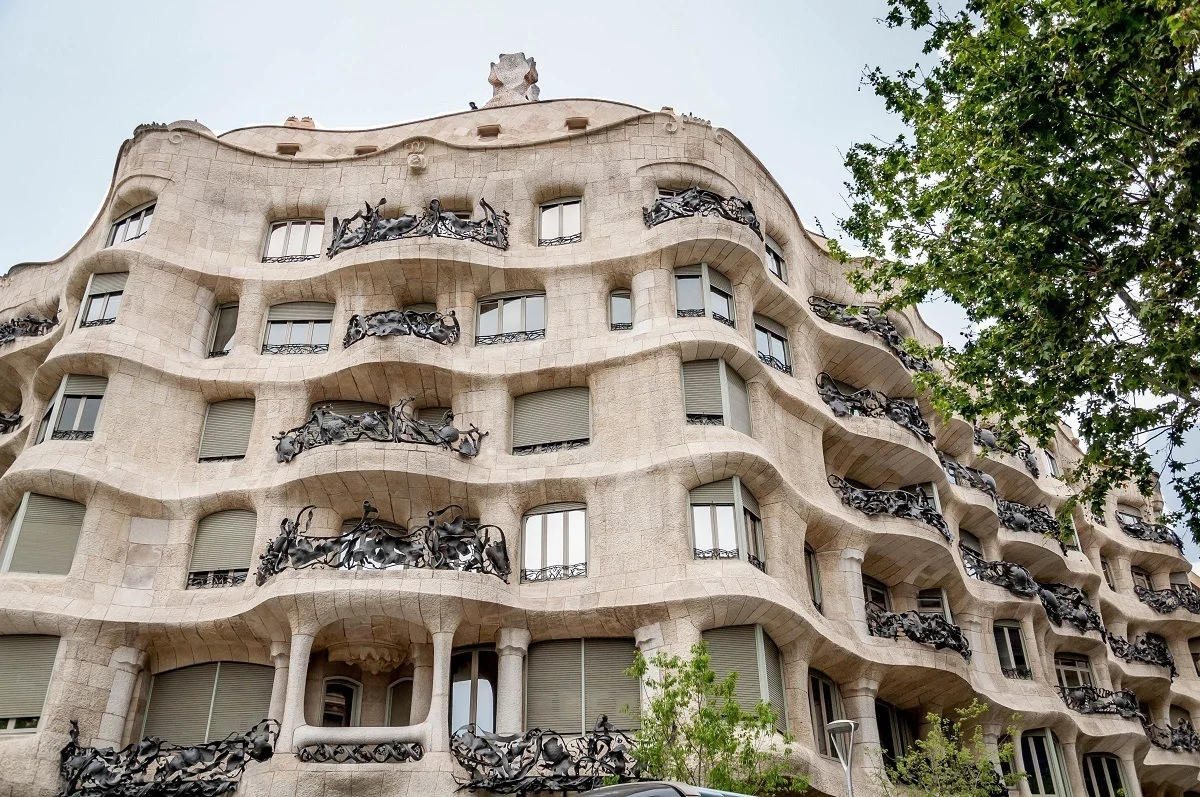 One of Gaudi's most famous works, the Casa Mila/La Padrera