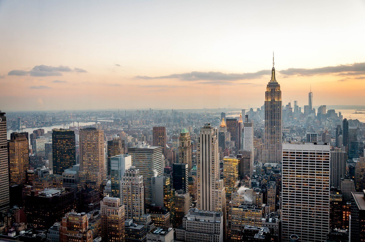 Manhattan skyline with Empire State Building