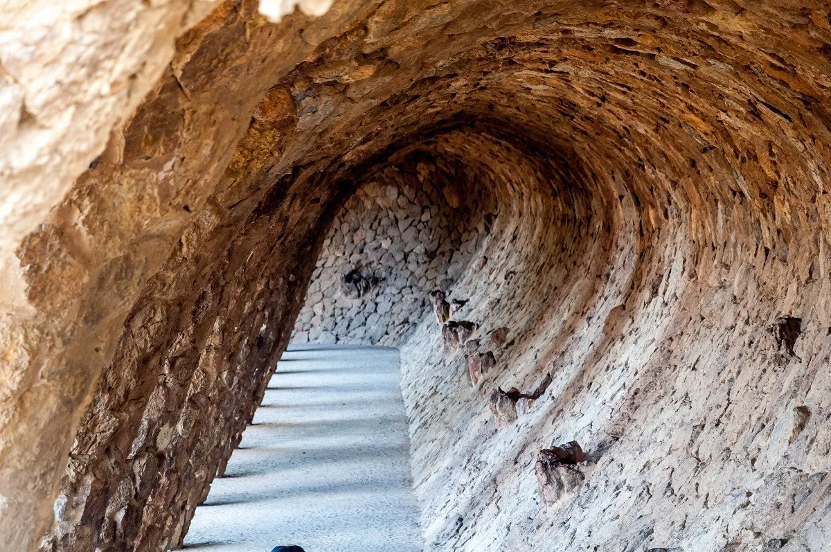 The "Wave Archway" at Park Guell