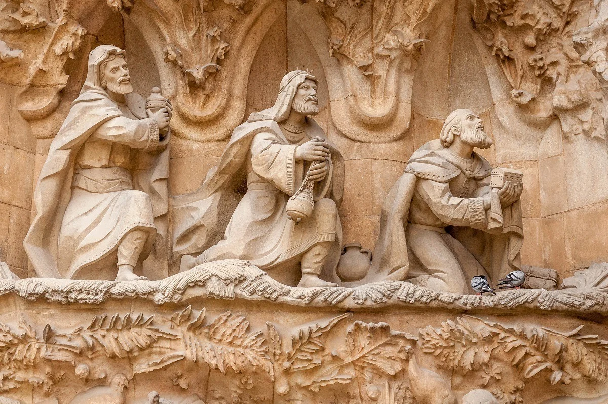 The Three Wise Men at the Sagrada Familia