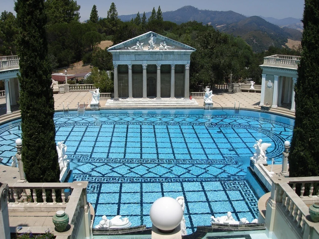 The Neptune Pool at Hearst Castle in San Simeon