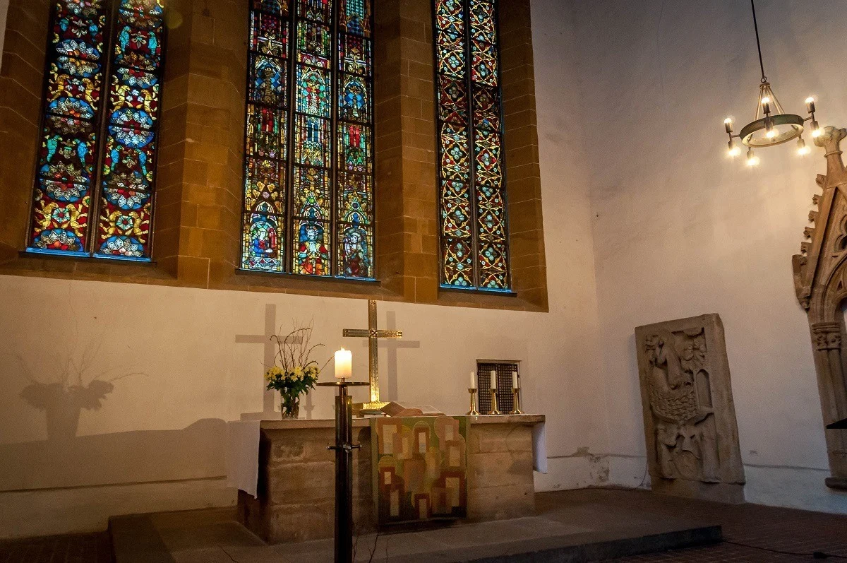 Altar in the Augustinian Monastery Church in Erfurt