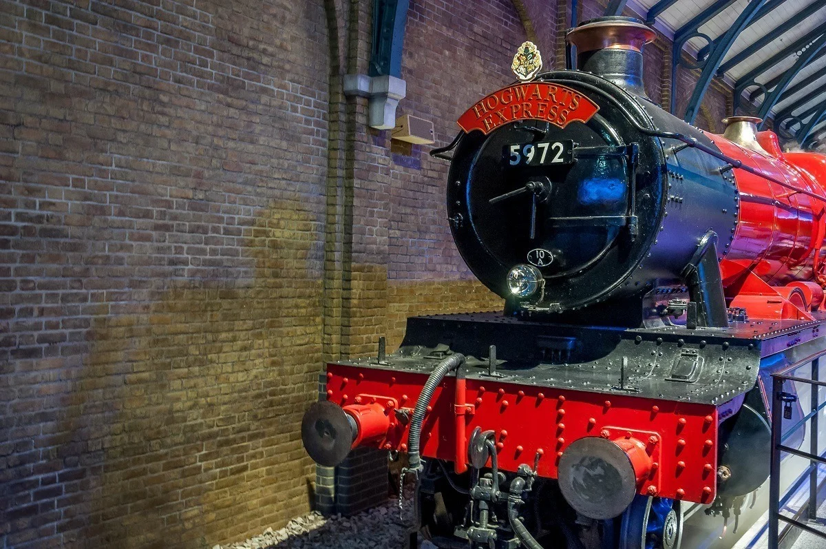 The Hogwarts Express Train on the Harry Potter Studio Tour