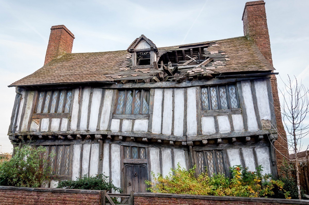The Potter Home in Godric's Hollow on the Warner Bros. back lot