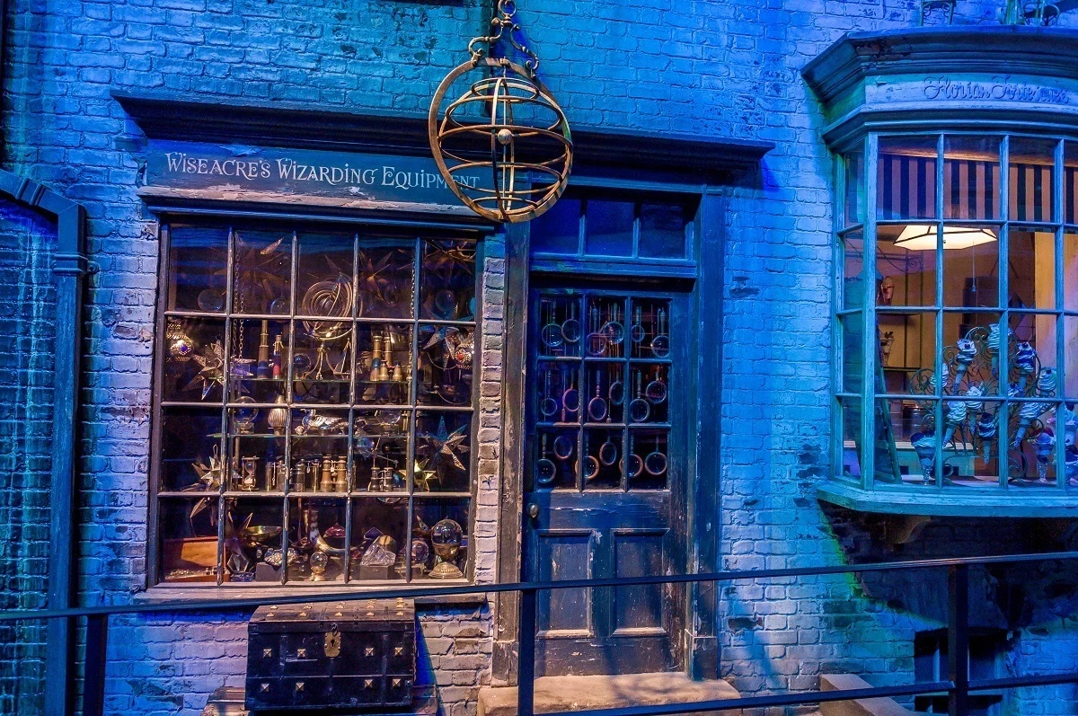 One of the stores in Diagon Alley