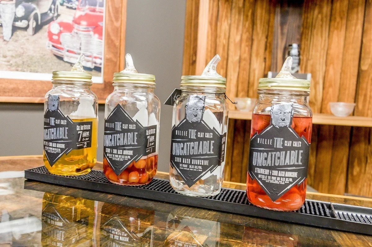 Moonshine at Call Family Distillers 