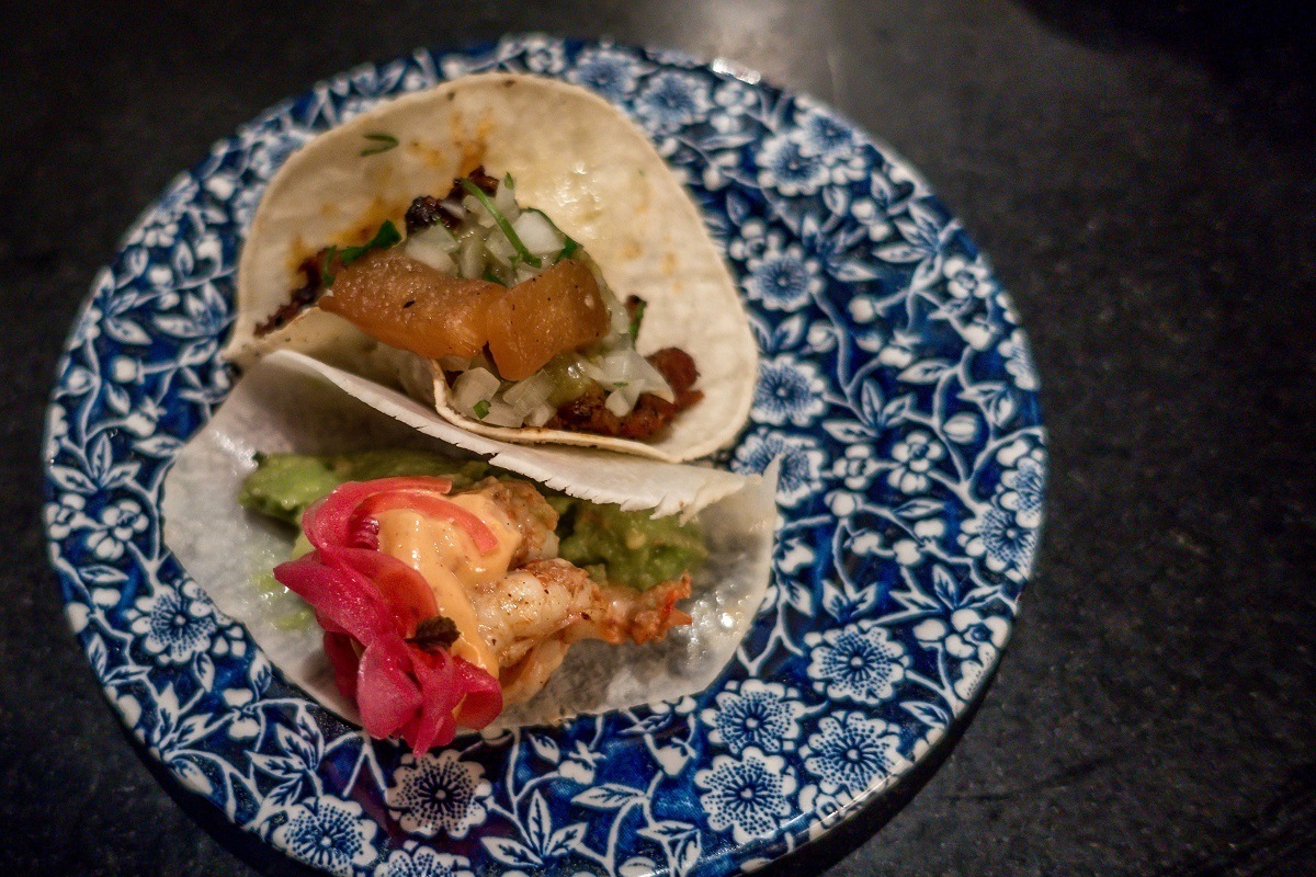 A final taco for the road during our London food tours