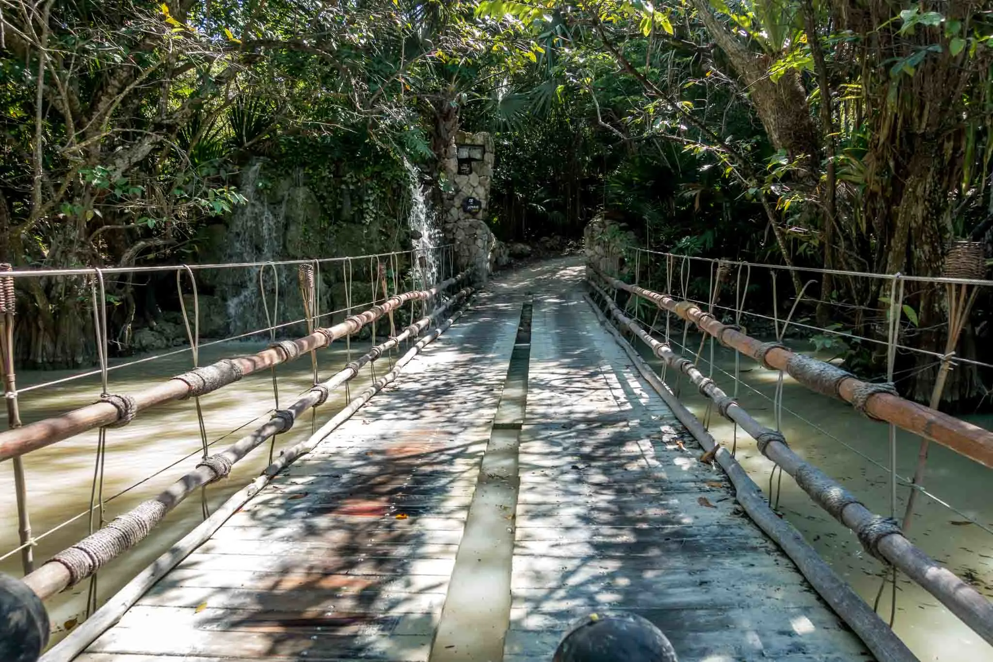 Bridge across very high water