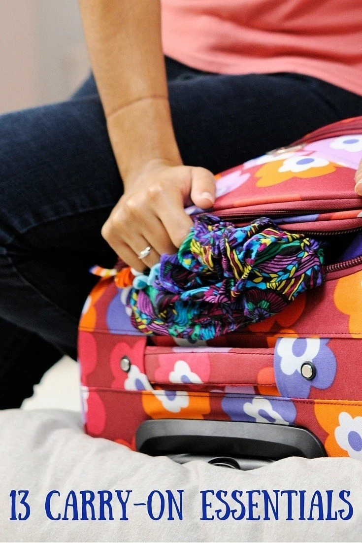 13 carry on essentials for your next trip