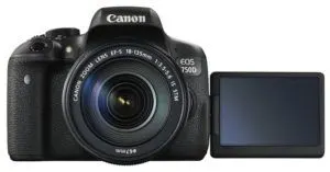 Canon's 750D DSLR camera is a popular choice for a travel camera.