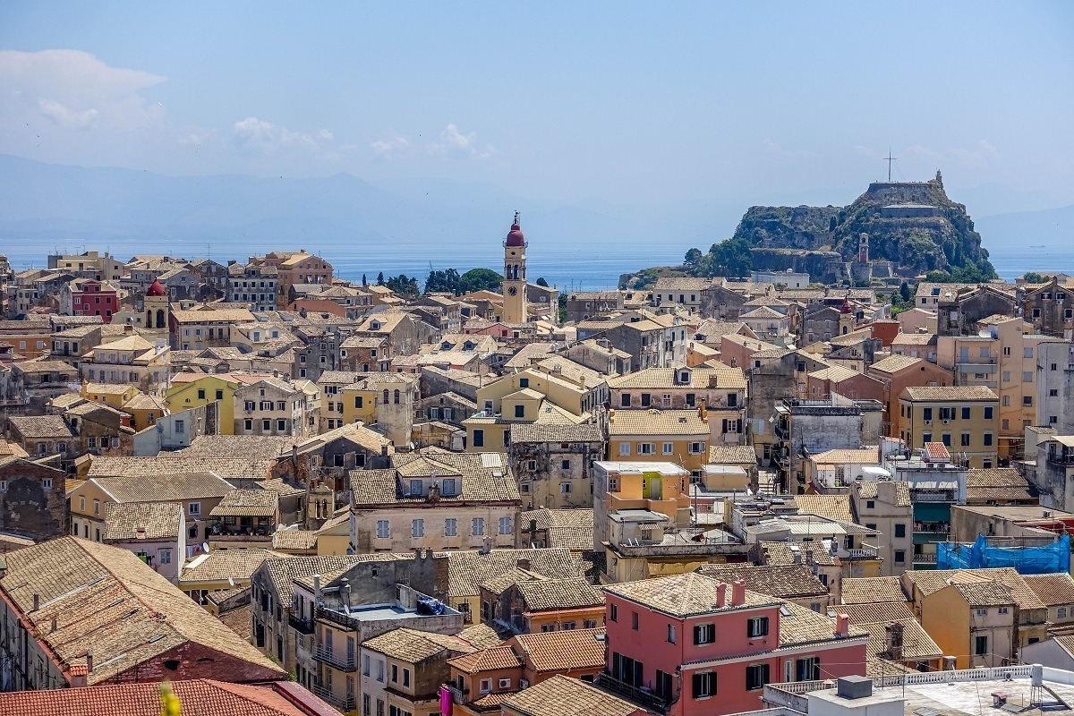 The rooftops of Corfu, Greece -- one of our favorite 2016 travel photos